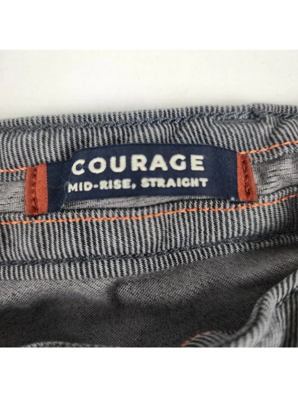 34 Heritage Jeans Men 38x31 Gray Courage Mid Rise Straight Leg Denim